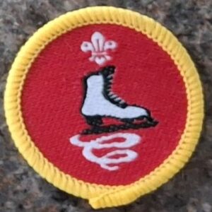Cubs Skater Activity Badge (old logo)